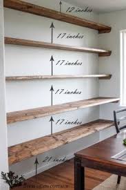 Wood Plank Open Shelving For Your Homestead The Homestead Survival Diy Dining Room Diy Dining Diy Shelves Easy