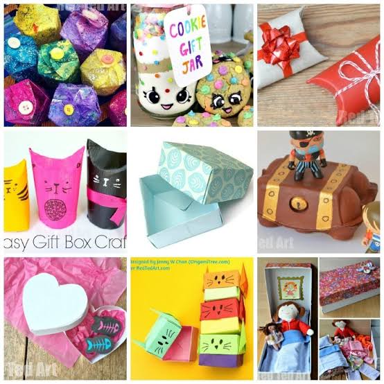 DIY Craft gift boxes | Art and craft | Gifting ideas