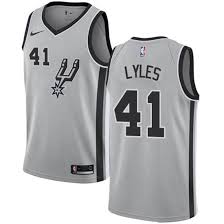 San antonio spurs men's nike 2020 city edition custom swingman jersey. 2020 Nike Spurs 41 Trey Lyles Silver Nba Swingman Statement Edition Jersey Jersey Spurs Nba