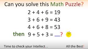 There are one thousand lockers and one thousand students in the school. Best Maths Puzzles With Answers