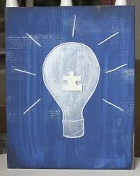 Light It Up Blue Canvas Autism Awareness Activities Autism Awareness Crafts Autism Crafts