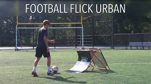 Flicking like it's aim training! Football Flick Urban Testing The Ultimate Soccer Trainer Skills With Football Flick Youtube