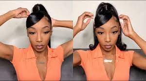 90s Flipped Ponytail Hair Tutorial Youtube Hair Ponytail Styles Black Girl Ponytails High Ponytail Hairstyles