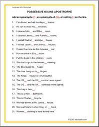 Apostrophes questions for your custom printable tests and worksheets. Apostrophes Possessives Elem Upper Worksheet I Abcteach Com Abcteach