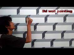 Cara membuat hiasan dinding dengan motif geometri. 45 Ide Cat 3d Di 2021 Mural Dinding Mural Seni Ilusi