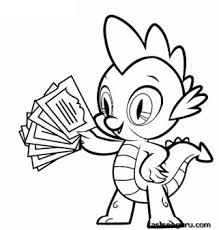 Friendship is magic is an animated television series produced by hasbro studios. Printable My Little Pony Friendship Is Magic Spike Coloring Pages Free Kids Coloring Pages Printable
