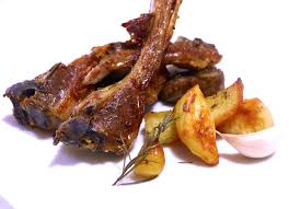 Marinated Greek Lamb Chops With Roast Potatoes Paidakia My Greek Dish Recipe Greek Recipes Greek Lemon Potatoes Lamb Chops