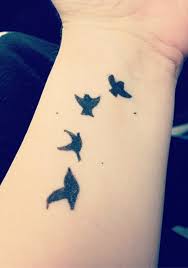 Awesome small bird tattoo design on wrist tattooimages biz. Bird Tattoos