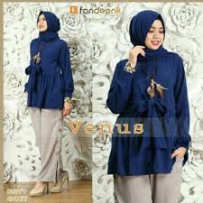 Gamis pesta istimewa kode muslim model jepang butik muslim syar busana muslim murah online shop model setelan kulot dan atasan zahra. 30 Ide Keren Model Baju Muslim Setelan Kulot Maria Space