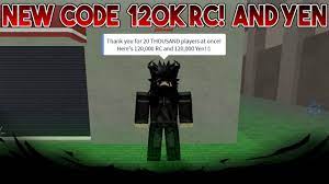 If you are looking for ro ghoul codes rc cells, you have stopped at the correct website. Ro Ghoul New Code 120k Rc And 120k Yen Youtube