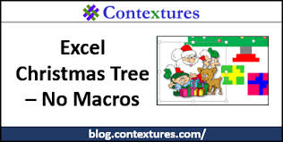 Excel Christmas Tree 2015 Contextures Blog