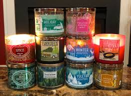 My Favorite Bath Body Works Winter Candles Blue Skies For Me Please