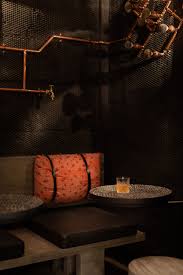 Burnt And Smoked Materials Feature In Joyce Wang S Interior For Rhoda Restaurant In 2020 Restaurant Interior Interior Apartment Interior
