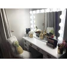 This makeup vanity complies with all the requirements that finally, we just need to light it up. Makeup Vanity Table With Lights You Ll Love In 2021 Visualhunt