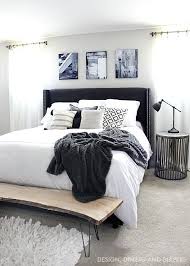 The bed, wardrobe cabinet and night table are also in white paint. Black And White Master Bedroom Updates Giveaway White Master Bedroom Simple Bedroom White Bedroom Decor
