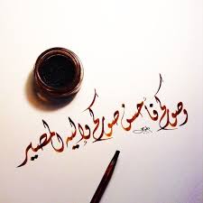 وصوركم فأحسن صوركم وإليه المصير ديواني خط عربي خطوط مشق مجسمات نحت رسم زخرفة تصميم islamic art calligraphy islamic calligraphy arabic calligraphy art