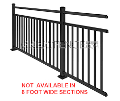 Check spelling or type a new query. Signature Deck Railing Aluminum Panel Style 10 Extra Rail Assembled Great Fence