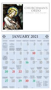 Return to the lectionary page. Churchpublishing Org Churchman S Ordo Kalendar 2021