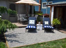 Visit www.sagrows.com for more info. Backyard Makeover Pea Gravel Patio Red Cottage Chronicles