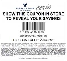 Printable American Eagle Coupon American Eagle Discount Coupons American Eagle