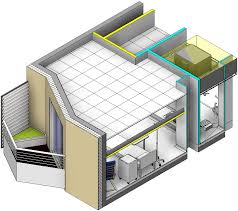 Split recessed led commercial downlights. Revit Wave