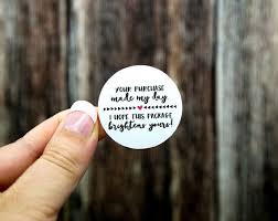 This encourages the person to continue doing business with you in the near future, opening doors to either a business venture or another purchase. Thank You Labels Packaging Stickers Thank You Stickers Etsy In 2020 Packaging Stickers Thank You Labels Thank You Stickers