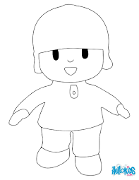 Elly l'éléphant et les fleurs. Color Pocoyo Coloring Pages Coloring And Drawing