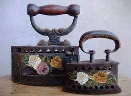 Ferro Antigo Decorado Ferro De Passar Antigo Ferro Chaleira Decorada