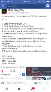 By jawatan kosong 1462 views. Cahhhhhhhhhhhhhhh On Twitter Cara Memohon Official Transcript Uitm Just Sharing