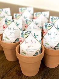 Let Love Grow Custom Seed Wedding Favors With Seeds Included Inexpensive And Eco Friendly Seed Wedding Favors Summer Wedding Favors Elegant Wedding Favors