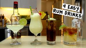 Rum seems like a liquor made for summer: Four Easy Rum Drinks Youtube