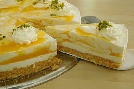 Marmorierte Mango Joghurt Torte Von Hexlein08 Chefkoch Rezept Joghurttorte Kuchen Und Torten Kuchen Ohne Backen