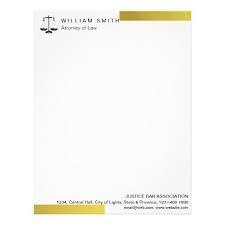 A letterhead, or letterheaded paper, is the heading at the top of a sheet of letter paper. Attorney At Law Gold Metal Legal Scale Lawyer Letterhead Zazzle Com In 2021 Letterhead Letterhead Template Word Attorney At Law