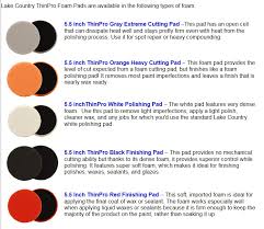 lake country polishing pads chart bedowntowndaytona com