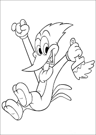 Estos dibujos son muy interesantes y a veces son espectaculares. Pajaro Loco 7 Dibujos Faciles Para Dibujar Para Ninos Colorear Paginas Para Colorear Libro De Colores Pajaro Carpintero