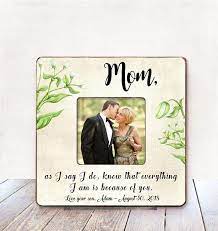 Mother Of The Groom Gift From Son Thank You Wedding Gift For Mom Wedding Frame Mother Groom Parents Of T Mother Of The Groom Gifts Mom Wedding Gift Mom Wedding