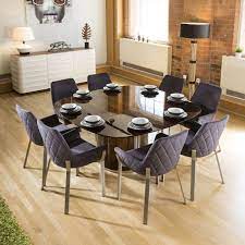 Farmhouse decor can be approached in so many ways, creating a totally unique look in every setting. 10 Most Wanted Square Dining Tables Dining Sets Modern Large Dining Room Square Dining Tables