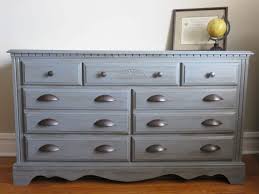 Great tips for experimenting and trying your hand at color if you're a little hesitant to commit. Gray Chalk Paint Dresser Makeover