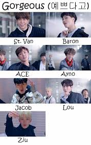Gorgeous Vav K Pop Personagens Masculinos Kpop