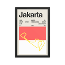 2023 Jakarta E-Prix Print – Modern Racing Prints