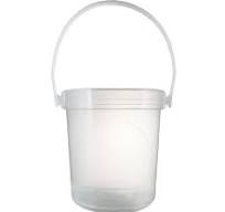 32 oz Plastic Rum Buckets with Custom Sticker