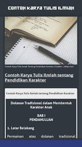 Contoh artikel llmiah (pdf) artikel llmiah populer artikel iimiah populer merupakan suátu artikei khusus di buat daiam waktu tertentu sébab adanya sebuah bérita atau kejadian yáng populer di kaiangan masyarakat. Contoh Karya Tulis Ilmiah Para Android Apk Baixar