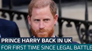 Prince Harry to return to the UK for the first time since legal battle over  his security
