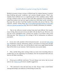 Aug 7, 2018 · 9 min read. Quick Reflective Journal Writing Tips For Students By Reflective Journal Issuu