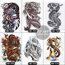 Kumpulan gambar tentang gambar tato kepala naga, klik untuk melihat koleksi kumpulan gambar tato keren gambar tato naga yang memiliki nilai seni tinggi. Desain Naga Dragon Temporary Tattoo Tato Sementara Temporer Mirip Tato Asli Shopee Indonesia