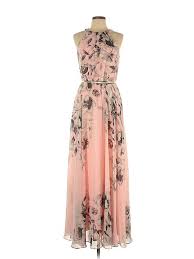Eliza J Casual Dress A Line Pink Print Dresses Used Size 10 In 2020 Maxi Dress Pink Floral Maxi Dress