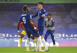 First half report the first half was entertaining for the two teams who fielded out their regulars which was mixed with some players who returned from loan and few academy graduates. Hat Trick For Havertz As Chelsea Strolls In League Cup