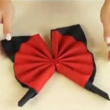 Pliage De Serviette En Papillon Tuto Video Pliage Serviette Pliage Serviette Papillon Et Pliage Serviette Papier