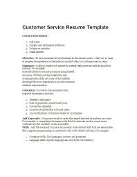 31 Free Customer Service Resume Examples Free Template Downloads