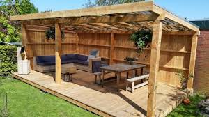 Houten Overkapping Bekijk 30 Inspirerende Voorbeelden Rustic Pergola Backyard Patio